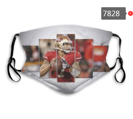 NFL 2020 San Francisco 49ers #26 Dust mask with filter->nfl dust mask->Sports Accessory
